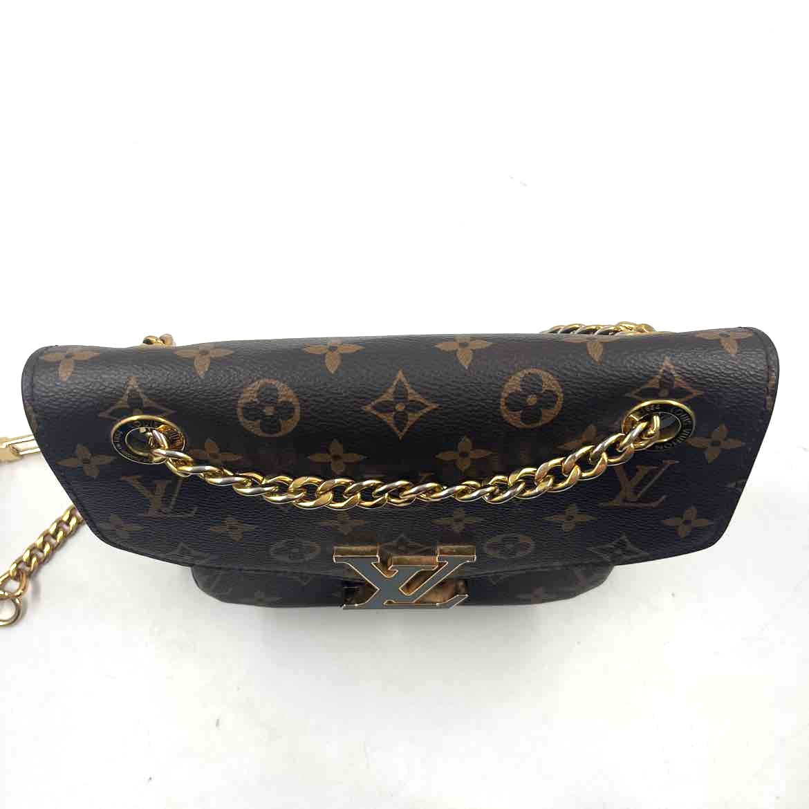 Top LOUIS VUITTON Brown & Tan Monogram MM PASSY Crossbody