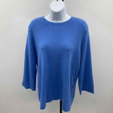 J. McLaughlin Women's Size M Blue Solid Sweater