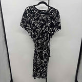 Croft & Barrow Women's Size 2X Black Floral Dress