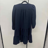 DKNY Women's Size 2 Navy Textured Dress