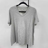 Lands End Women's Size 2X Gray Heathered Short Sleeve Shirt