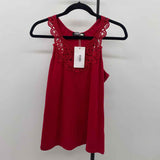 Yoins Women's Size M Red Lace Tank