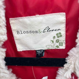 Blossom & Clover Women's Size L Beige Fur Jacket