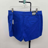 J Crew Women's Size 12 Royal Blue Solid Shorts
