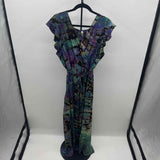 grecerelle Women's Size 20 Purple Abstract Dress