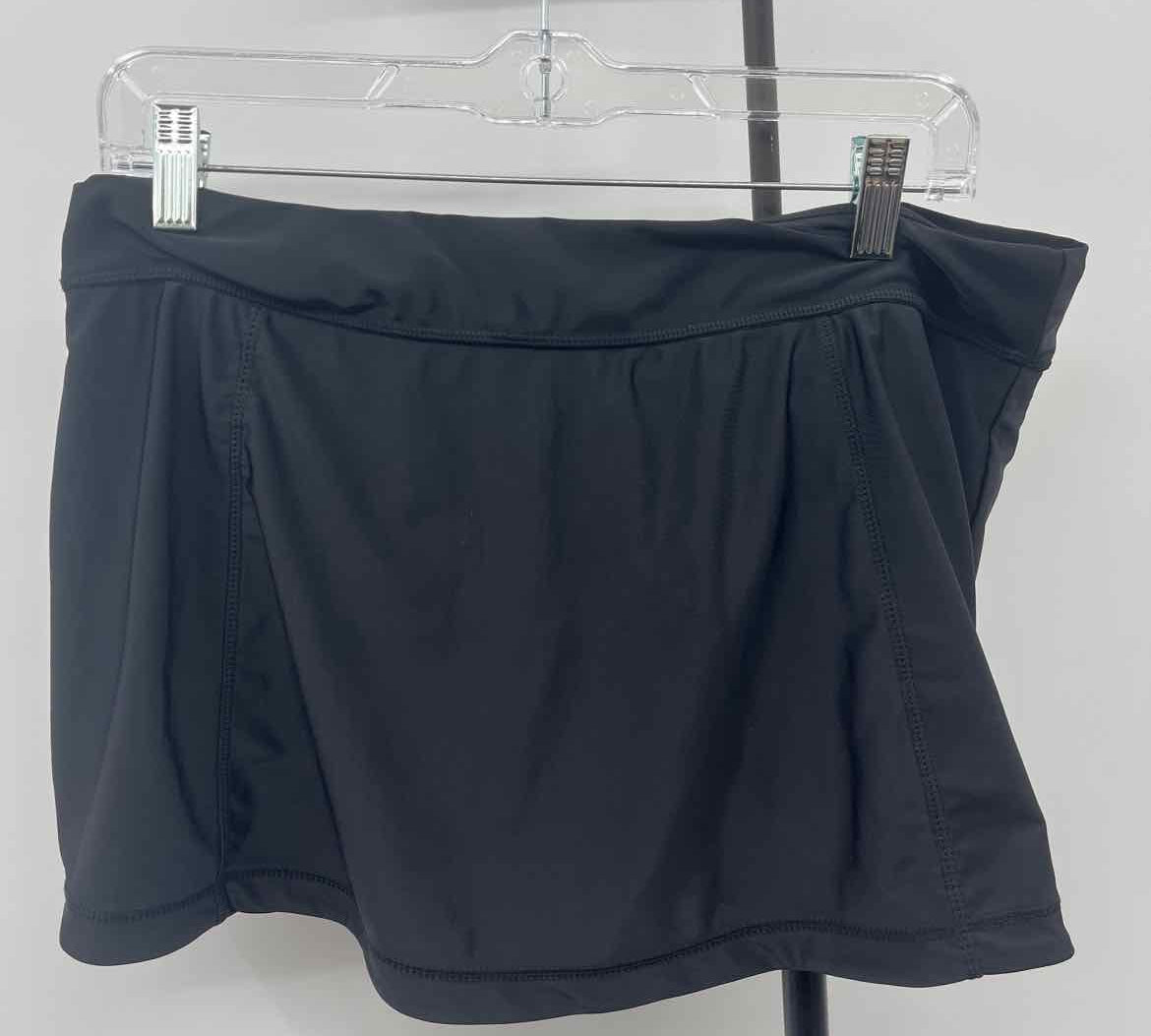 Zero Xposure Women's Size 14 Black Solid Swimsuit - Separate