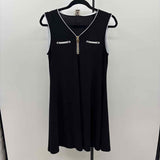 Anne Klein Women's Size 6 Black Solid Dress