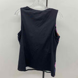 Lands End Women's Size 12DDD Black Floral Swimsuit - Separate