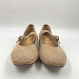 Kelly & Katie Women's Shoe Size 7 Tan Textured Flats