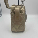 IHKWIP Women's Gold Quilted Purse