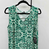 Catherine's Women's Size 18 Green Damask Dress