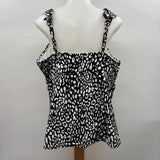 Ibiza Women's Size 3X Black Animal Print Misc. Swimwear