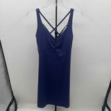 Prana Women's Size 10 Blue Stripe Dress