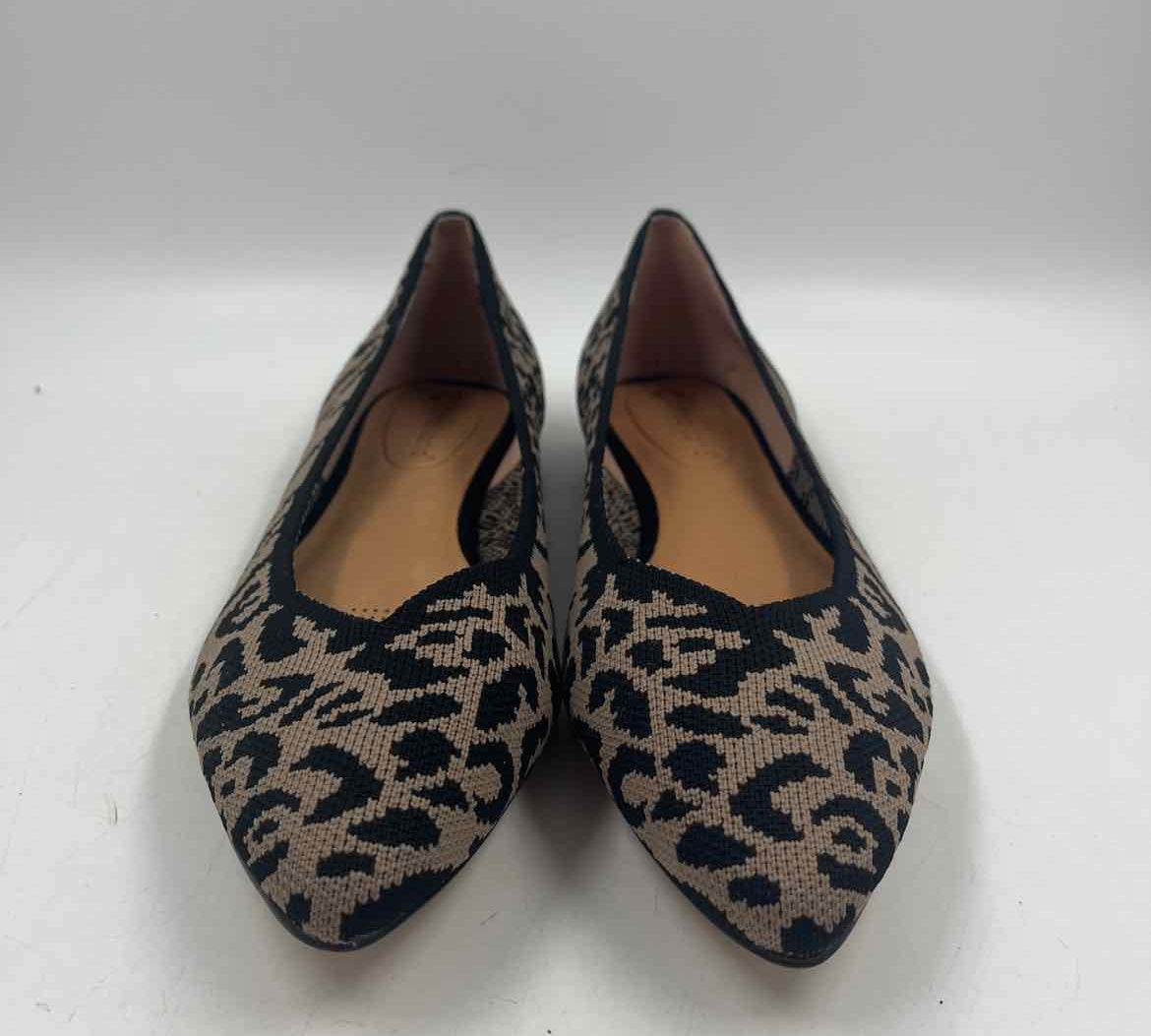 Corso Como Women's Shoe Size 10 Taupe Animal Print Flats