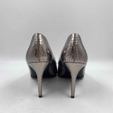 Torrid Women's Shoe Size 9.5 Pewter Snakeskin Heels