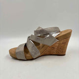 Aerosoles Women's Shoe Size 8 Silver Corkscrew Wedges