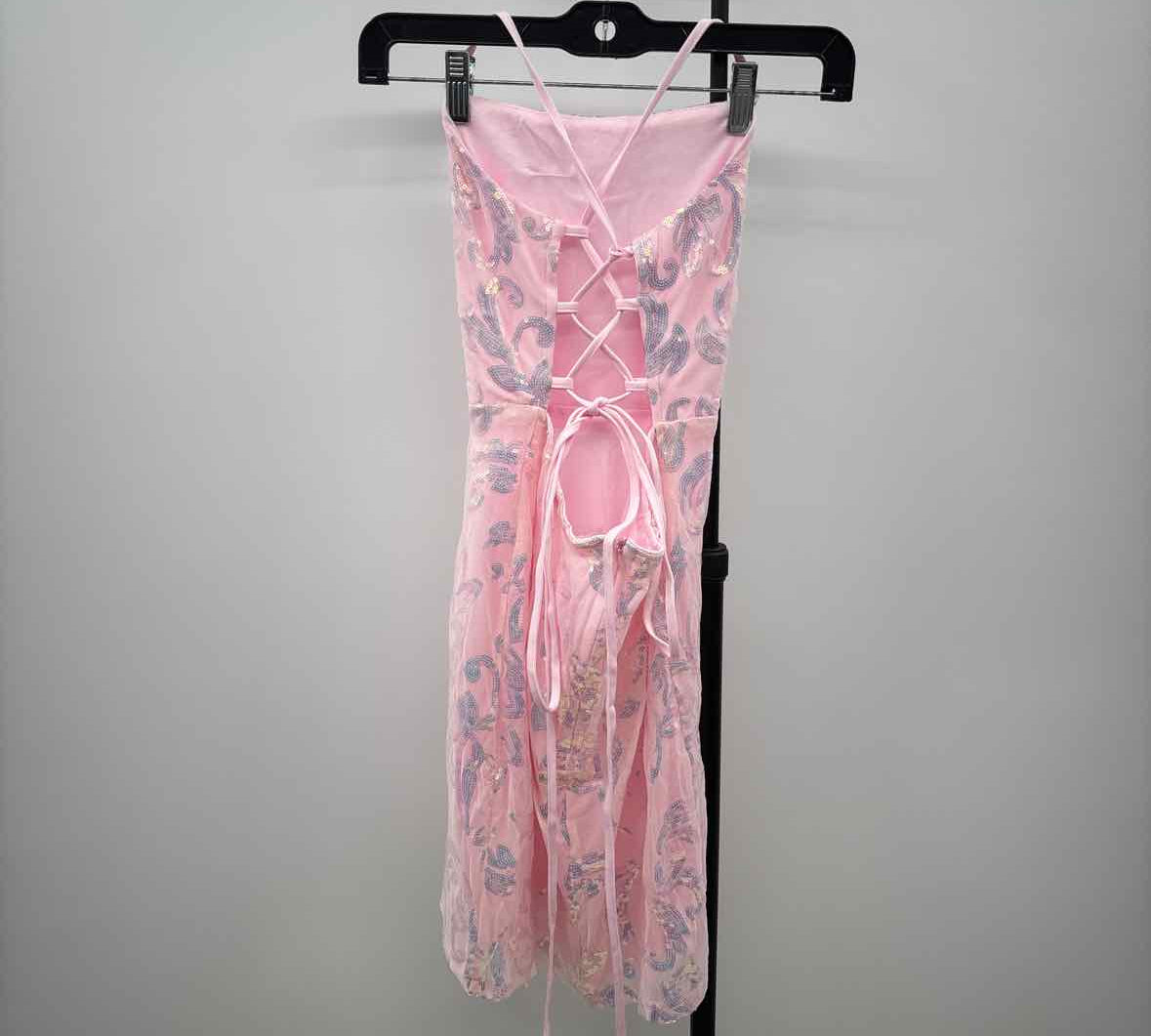 Unbranded Women's 2 Pink Iridescent Gown/Evening Wear