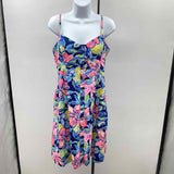 Lilly Pulitzer Women's Size 10 Navy Floral Dress