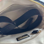 Interior VALENTINO by MARIO VALENTINO Black Logo Embossed Leather MINIMI Handled Purse w/Crossbody