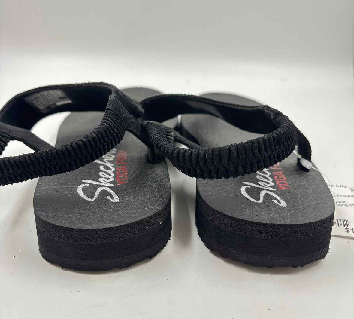 Skechers Women's Shoe Size 7 Black Beaded Sandals