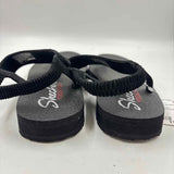 Skechers Women's Shoe Size 7 Black Beaded Sandals