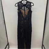 Betsy & Adam Women's Size 8 Black Lace Gown/Evening Wear