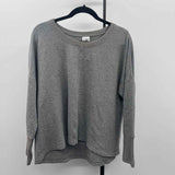 CABI Women's Size M Gray Solid Sweater
