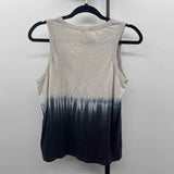 Evereve Women's Size M Gray Tie Dye Sleeveless Shirt