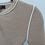 Vero Moda Women's Size S Mocha Ribbed Sweater
