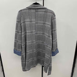 Ophelia Roe Women's Size XL Black Plaid Jacket