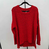 miracle Women's Size M/L Red Textured Sweater