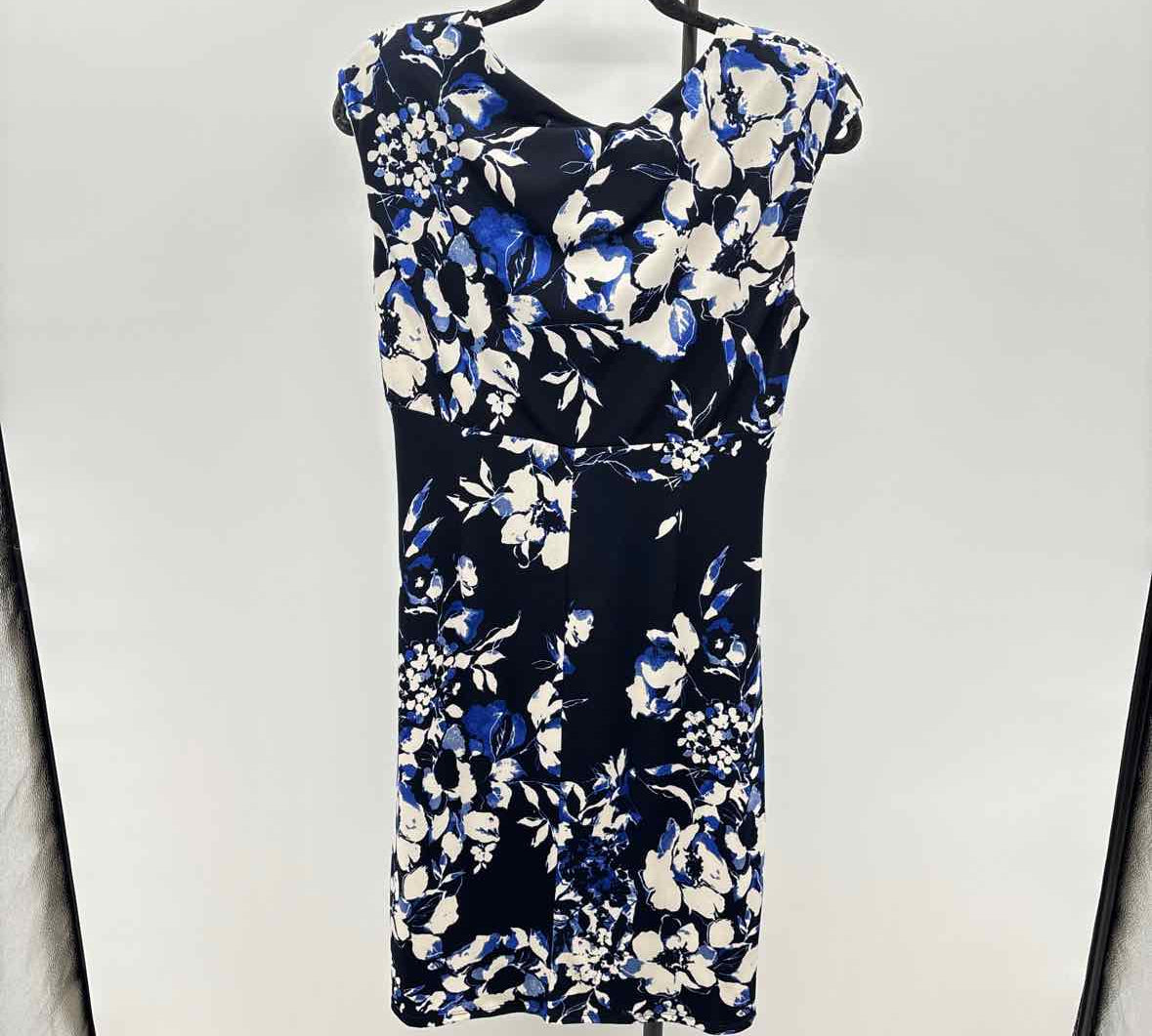 Ralph Lauren Women's Size 10 Navy Floral Dress