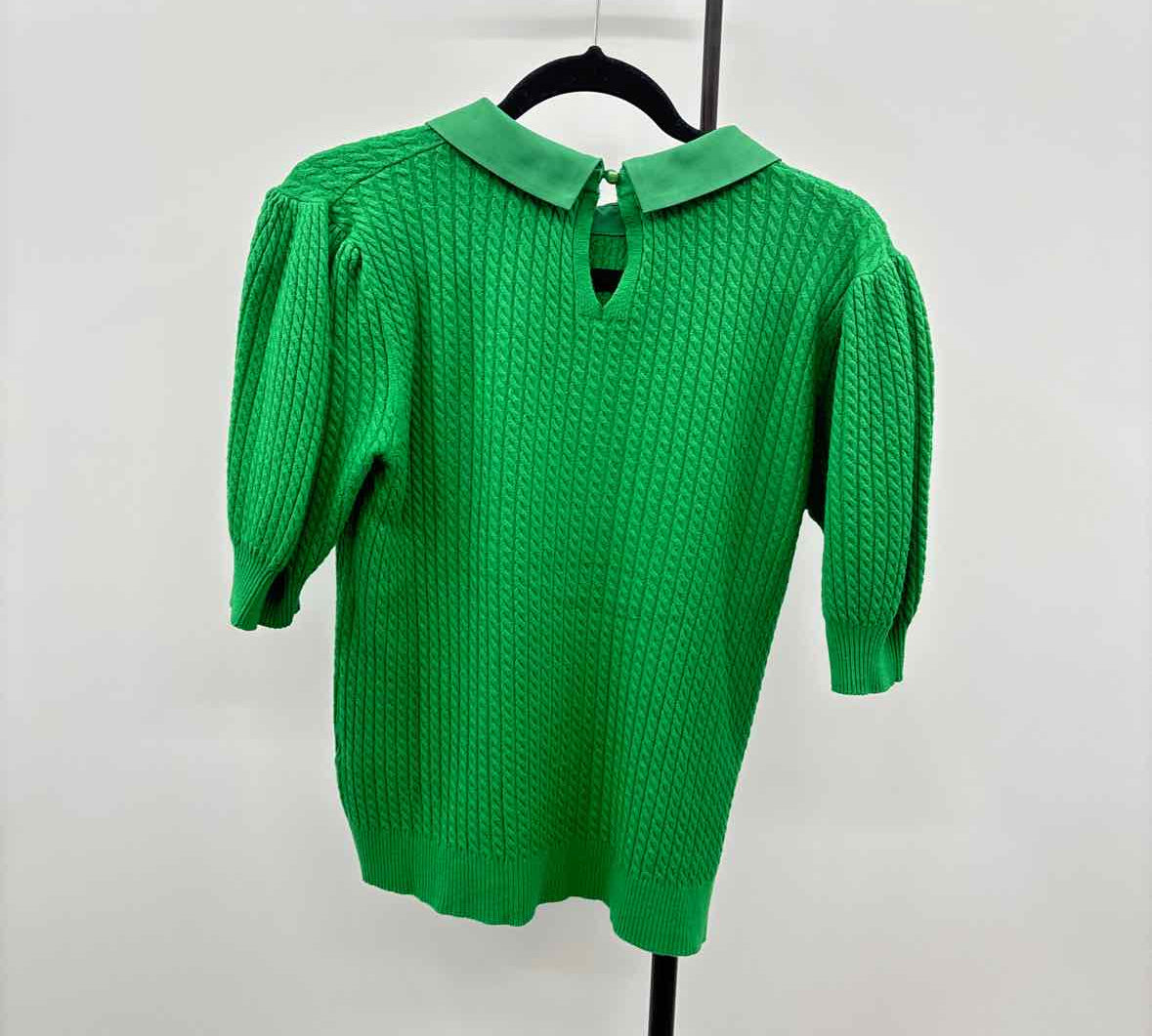 Sioni Women's Size L Green Cable Knit Sweater