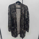Sanctuary Women's Size M Taupe Animal Print Cardigan