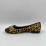 Tory Burch Women's Shoe Size 7 Tan Animal Print Flats