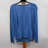 Talbots Women's Size 2X Blue Solid Cardigan