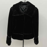 Regent Park Women's Size S Black Plush Coat