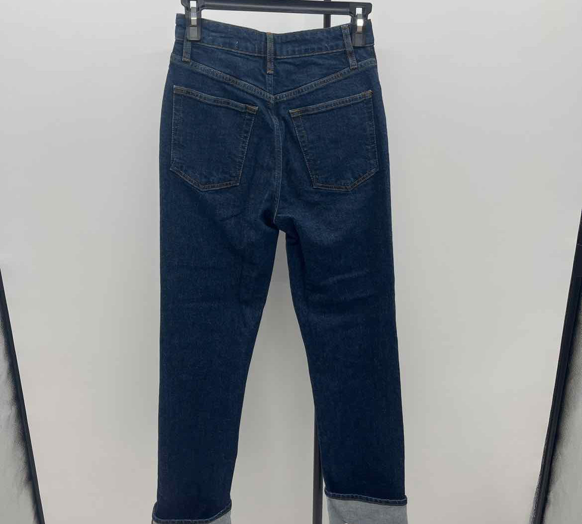 Frame Women's Size 0 Blue Solid Jeans