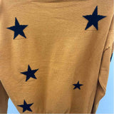 Unbranded Women's Size XL Butterscotch Stars Sweater