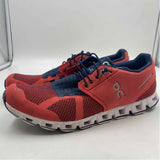 On Cloud Women's Shoe Size 10 Red Textured Sneakers