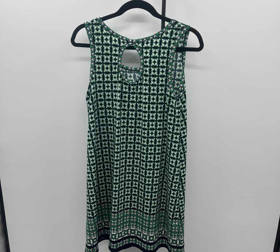 Max Studio Women's Size 6 Green Abstract Dress