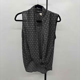 Everleigh Women's Size S Black Floral Sleeveless Shirt