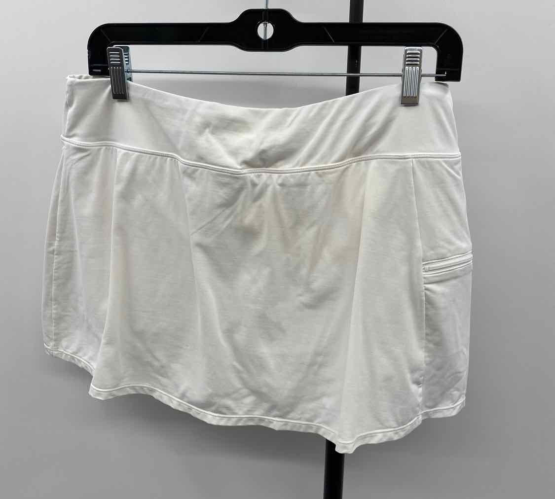Beach House Women's Size 12 White Solid Skirt