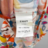 Envy Men's Size L Multi-Color Viscose Floral New with Tags Short Sleeve Shirt