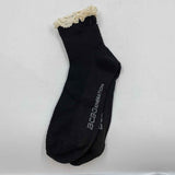 BCBG Women's Shoe Size 9-11 Black Textured Socks