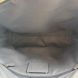 Coach Women's Blue Luxe pebbled Purse