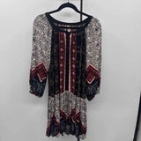 Free People Junior's Size 14 Black Patchwork Dress