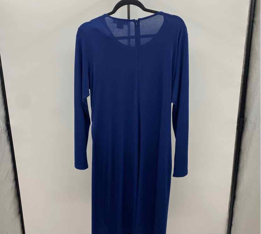 Michael Kors Women's Size 18 Blue Solid Dress