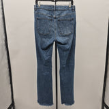 DL1961 Women's Size 10 Blue Solid Jeans