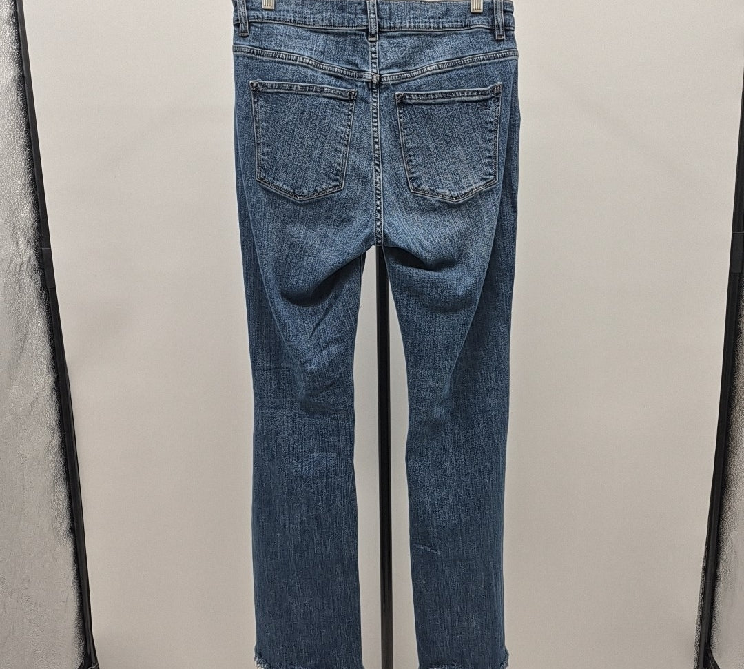 DL1961 Women's Size 10 Blue Solid Jeans